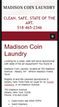 Mobile Screenshot of madisoncoinlaundry.com