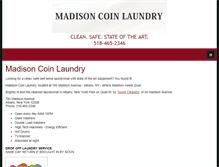 Tablet Screenshot of madisoncoinlaundry.com